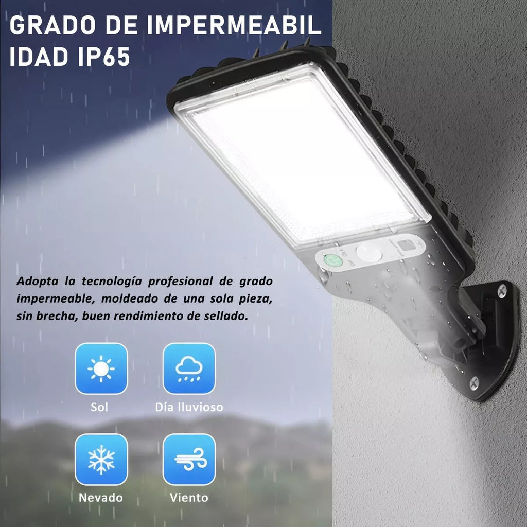 Lámpara Solar LED de Alta Potencia | Iluminación Exterior sin Cables ni Facturas de Energía