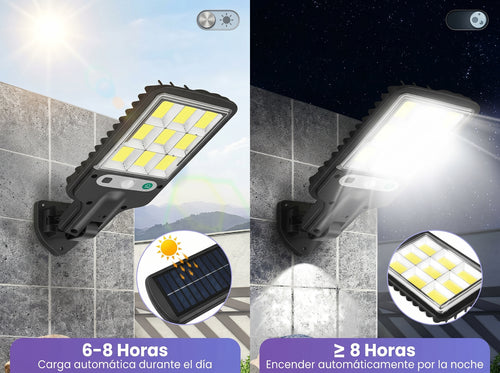 Lámpara Solar LED de Alta Potencia | Iluminación Exterior sin Cables ni Facturas de Energía
